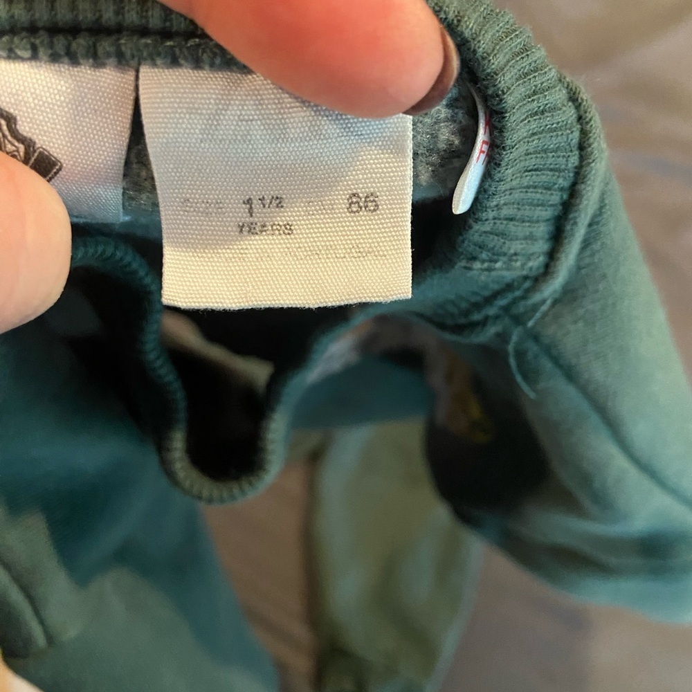 Zara Green Toddler Sweat suite - Picture 4 of 4